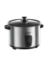 Electric Rice Cooker With Steamer 1.8L 19750 Black/Silver