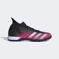 Predator Freak.3 Turf Football Shoes Black/White/Pink