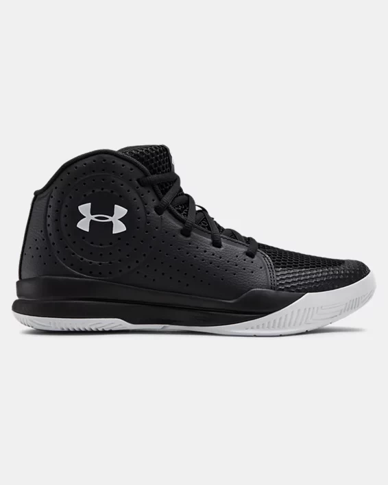 UA Jet Basketball Shoes Black/Grey