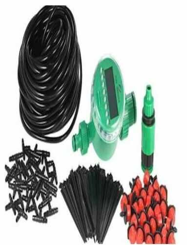 25M Micro Drip Irrigation System With Auto Timer Self Plant Watering Garden Hose