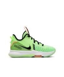 LeBron Witness 5 Basketball Shoes Lime Glow/Bright Mango/White/Black