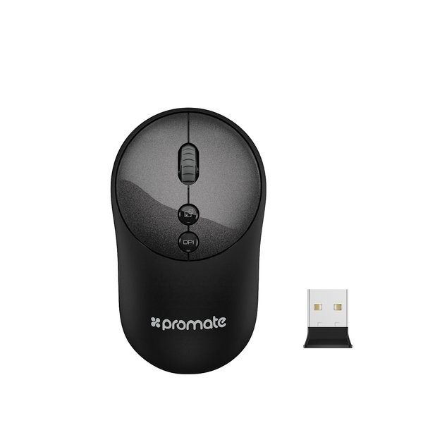 2.4Ghz Wireless Mouse With USB Adapter One-Touch Show Desktop For Windows, Mac Black