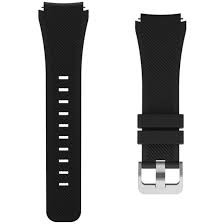Silicone Watch Band For Samsung Gear S3 Frontier/Classic Classic Black