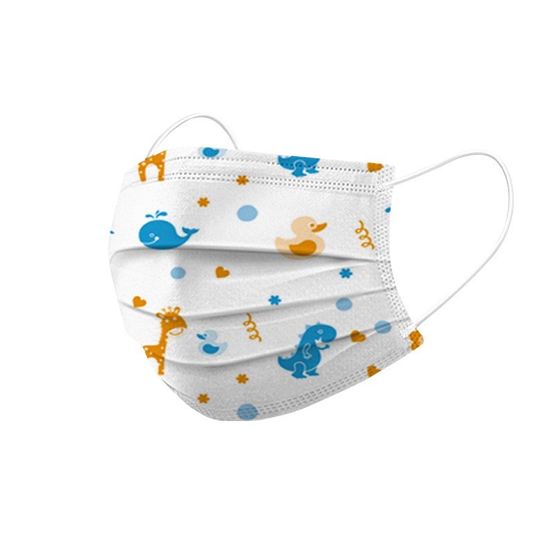 20-Piece BFE95 Disposable 3 Ply Kids Face Masks For Boys