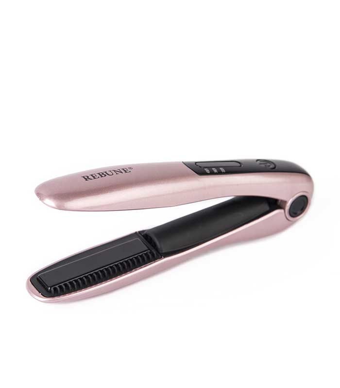 Wireless Hair Straightener Rose Gold