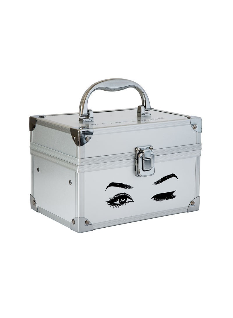 makeup box silver