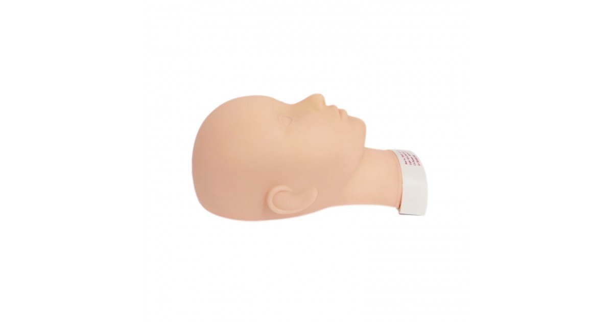 Dummy Flat Model Makeup Training Head Beige 26 x 12 x 16cm