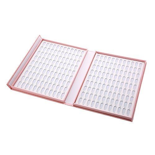 Professional Nail Gel Colour Card With Tips Pink