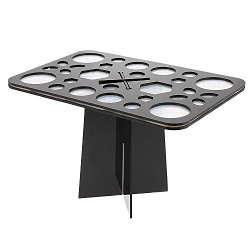 26-Hole Cosmetic Brush Holder Black