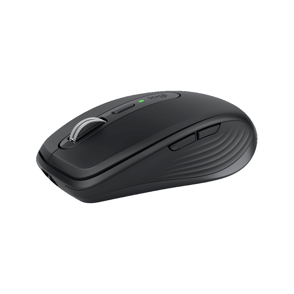 MX Anywhere 3 Compact Performance Mouse – Wireless, Magnetic Scrolling, Ergonomic, 4000DPI Sensor, Custom Buttons, USB-C, Bluetooth, Windows PC, Linux, Chrome " 10.5x6.5x3.44cm Graphite